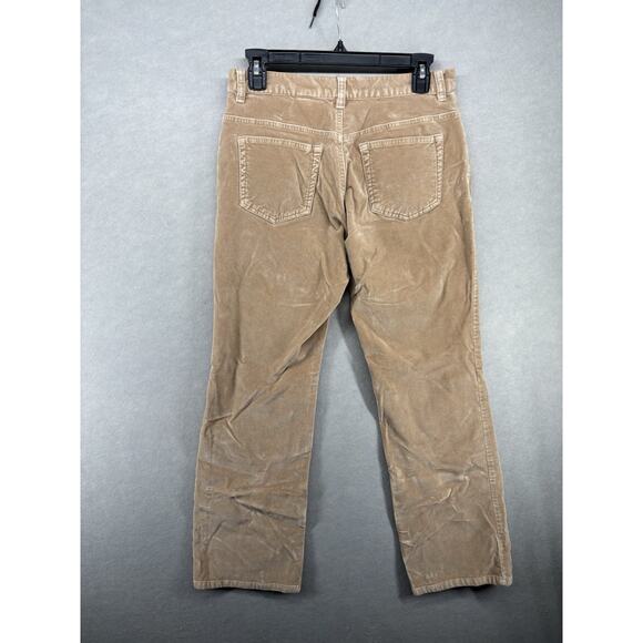 Eddie Bauer Womens Boyfriend Relaxed Corduroy Pants‎ Beige Size Petite 6 Y2K - Picture 2 of 10